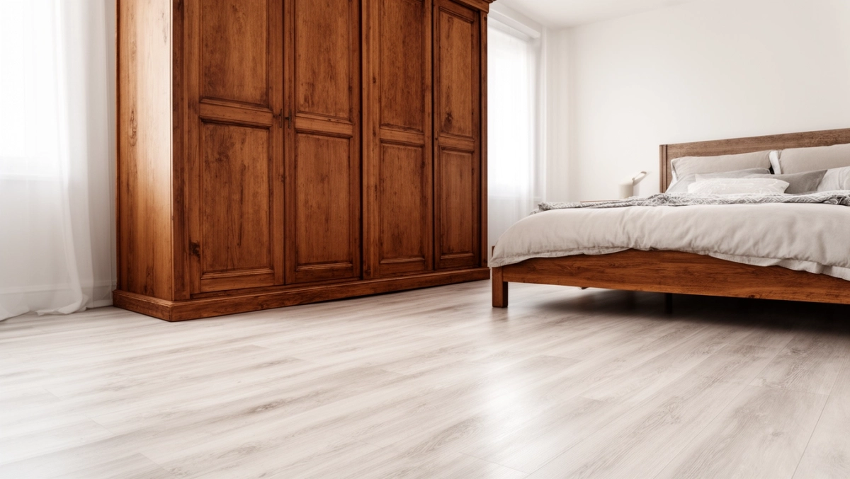 Ciężkie meble na panelach winylowych