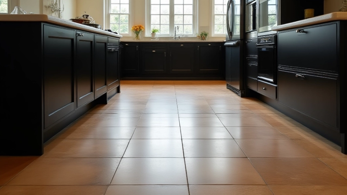 Jaka podłoga do ciemnych mebli kuchennych
