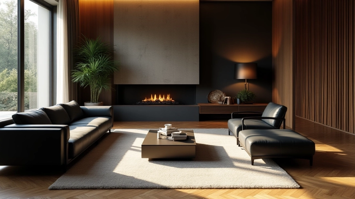 Jaka podłoga do ciemnych mebli w salonie