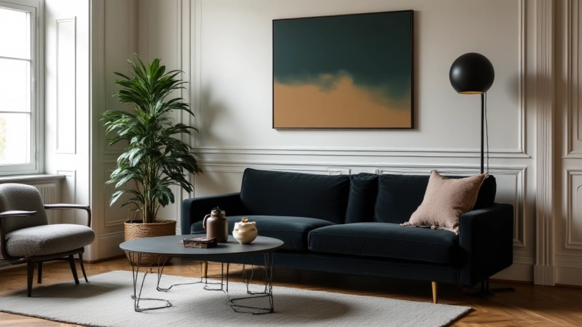 Jaki kolor pasuje do czarnych mebli