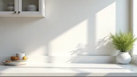 Białe meble jaki blat