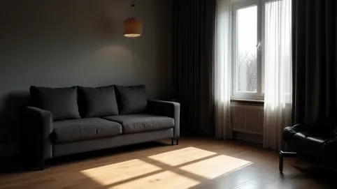 Ciemne meble jaka podłoga