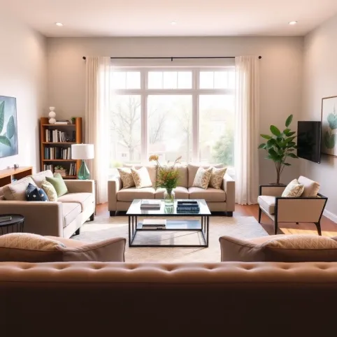 jak ustawić meble w salonie