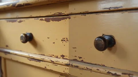 Jak zamaskować odpryski na meblach lakierowanych