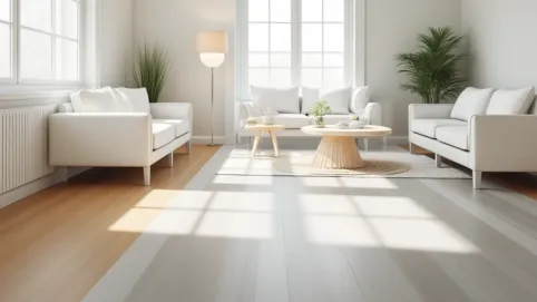 Jaka podłoga do białych mebli