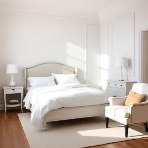 Jaki kolor ścian do białych mebli w sypialni