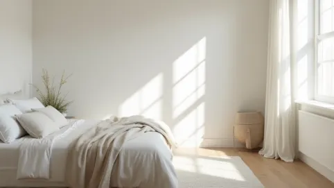 Jaki kolor ścian do sypialni z białymi meblami