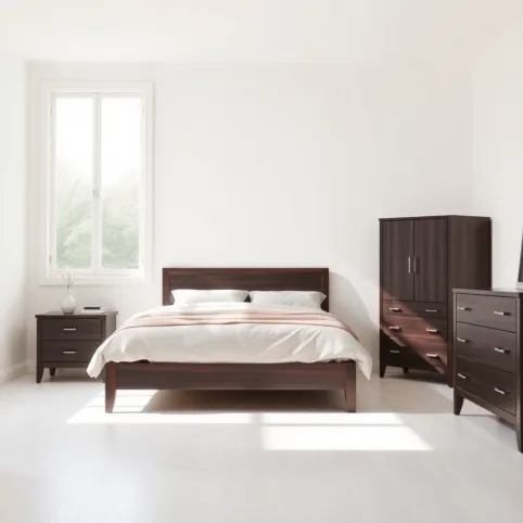 Jaki kolor ścian do sypialni z ciemnymi meblami