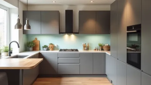 Jaki kolor ścian do szarych mebli kuchennych