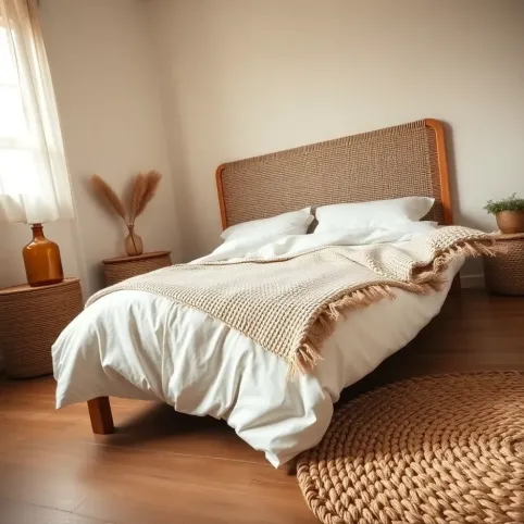 Meble boho do sypialni