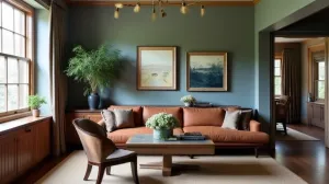 Meble ciemny orzech jaki kolor ścian