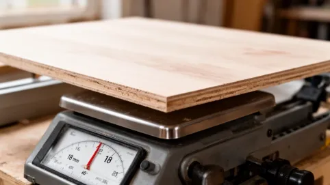 Waga płyty meblowej 18mm